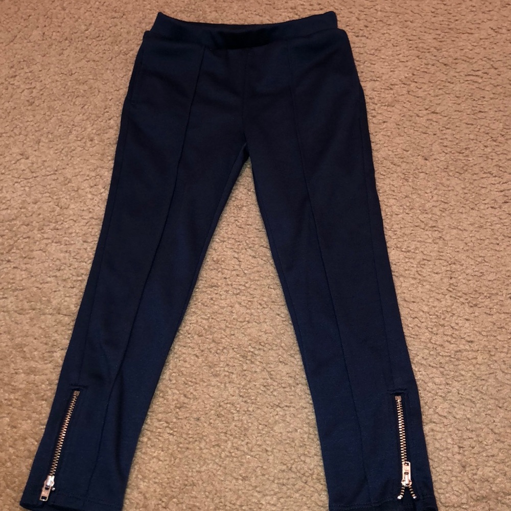 Girls navy blue jeggings